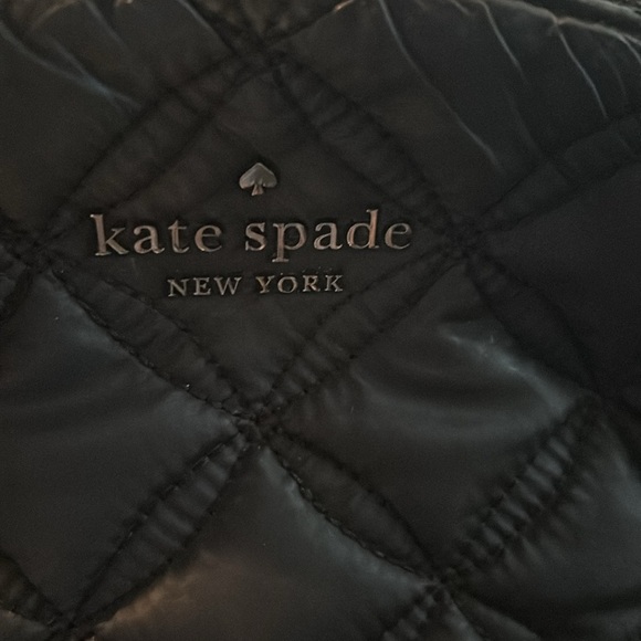 10/1 GIVEAWAY! 🍭STUFFED🍭Kate Spade ♠️ quilted puffer black backpack. - Picture 2 of 3
